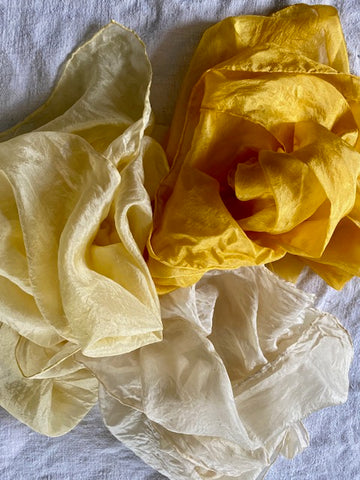 Chamomile Silk Scarf